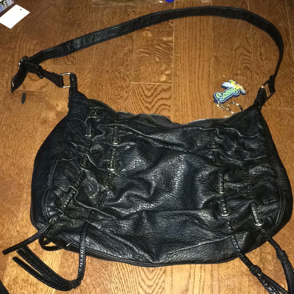 Black purse with Sassy zipper